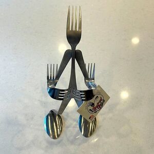 Forked up art new with tags will hold salt /pepper shaker napkins super cute.